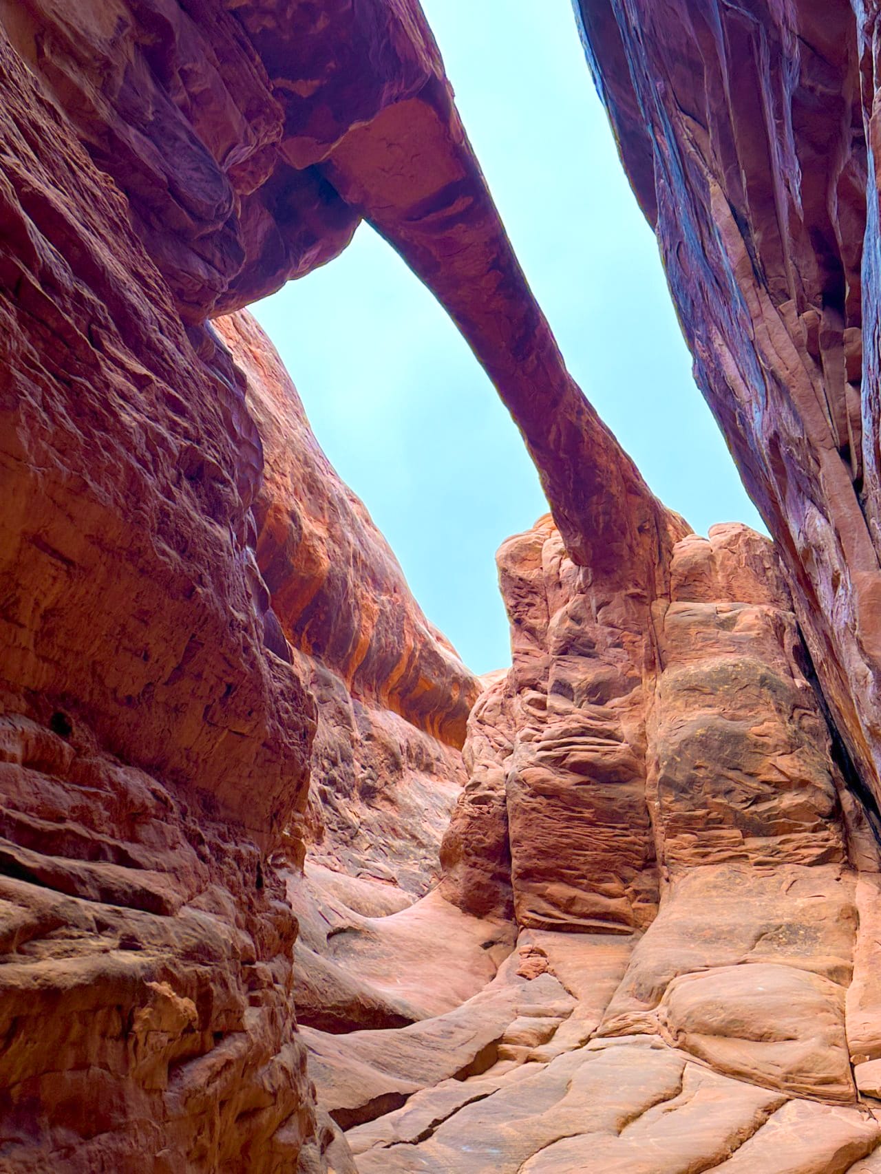 Verschillende arches in Fiery Furnace gebied.